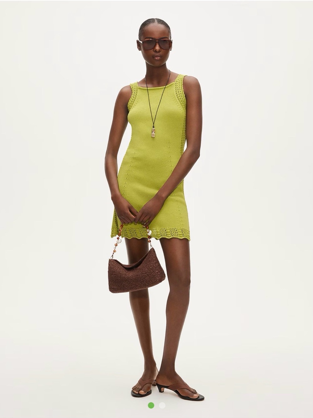 J. Crew Crochet mini dress XS